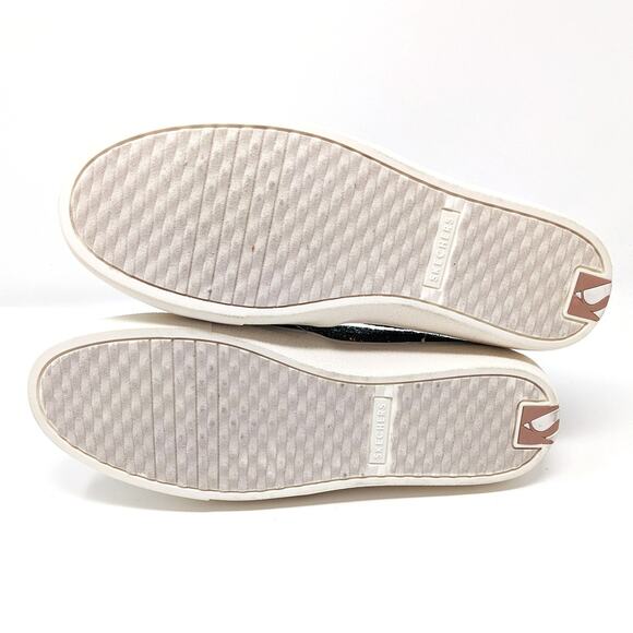 Skechers Womens 10 Shoes Goldie Sneakers Low Top Slip On Iridescent Glitter - Picture 9 of 11